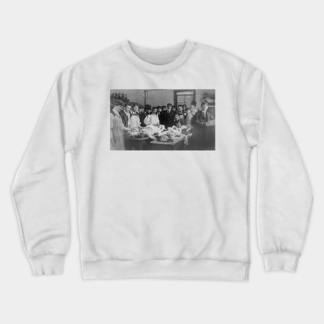 William Osler teaching medicine, 1880s (C028/1668) Crewneck Sweatshirt by SciencePhoto